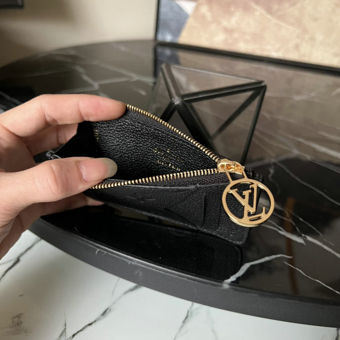 Louis Vuitton Romy Card Holder Black M82044