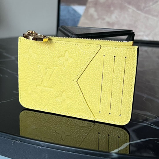 Louis Vuitton Romy Card Holder Yellow M82044