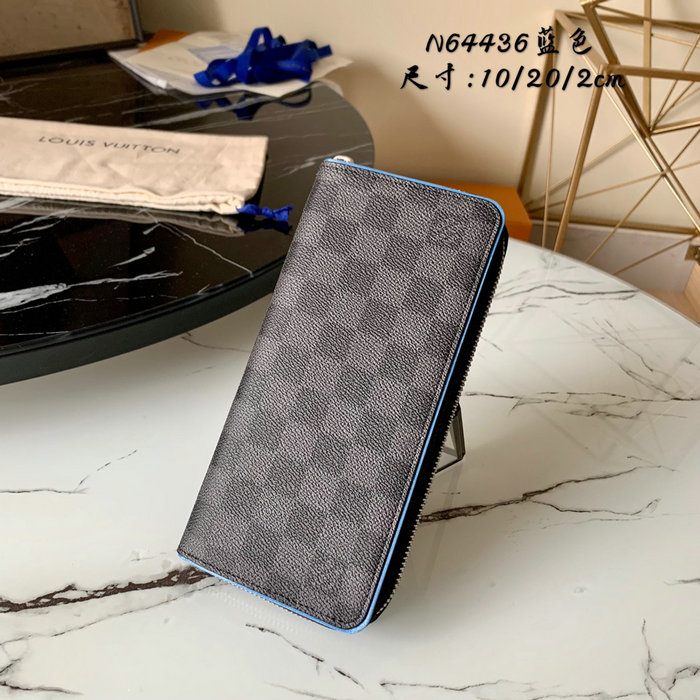 Louis Vuitton Zippy Wallet Blue N63304