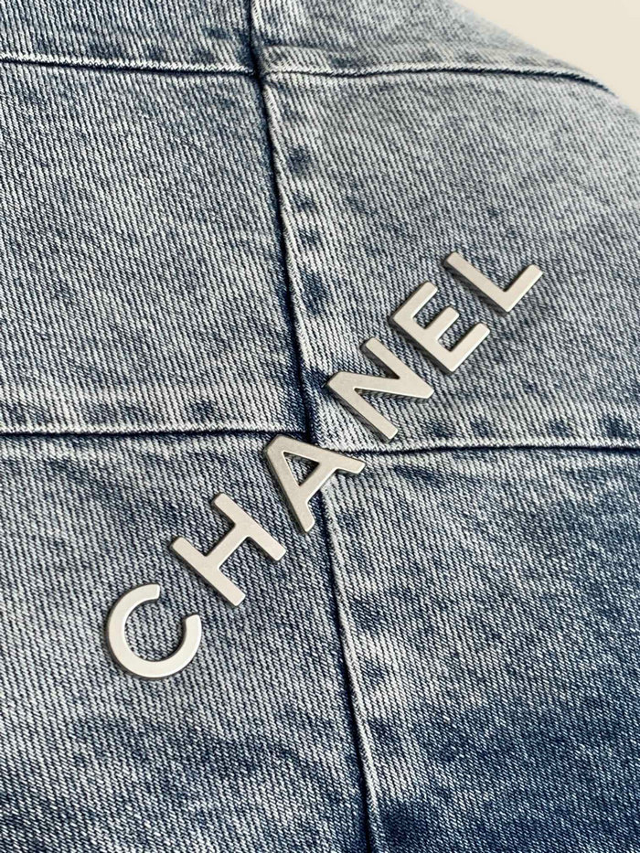 Chanel Denim Backpack AS3859