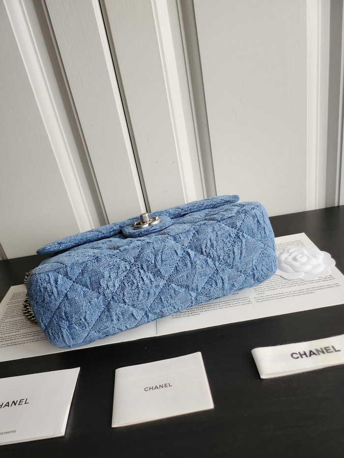 Chanel Denim Flap Shoulder Bag AS3921