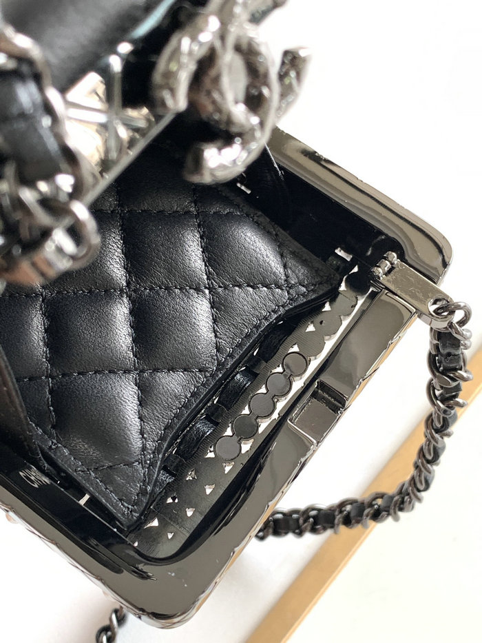 Chanel Small Evening Bag Black AS3528