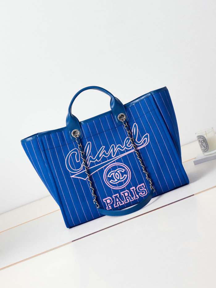 Chanel Small Tote Blue AS3257