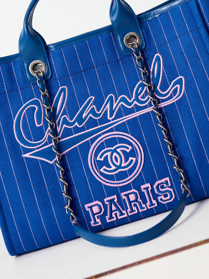 Chanel Small Tote Blue AS3257