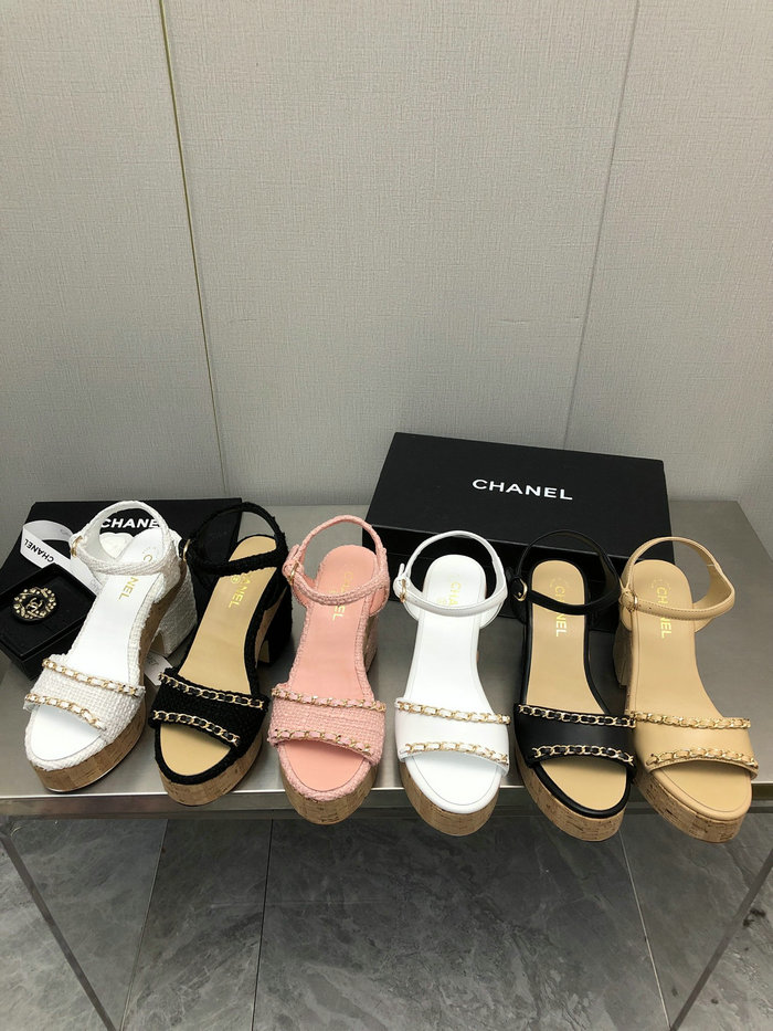 Chanel Wedge Sandals SNC042102