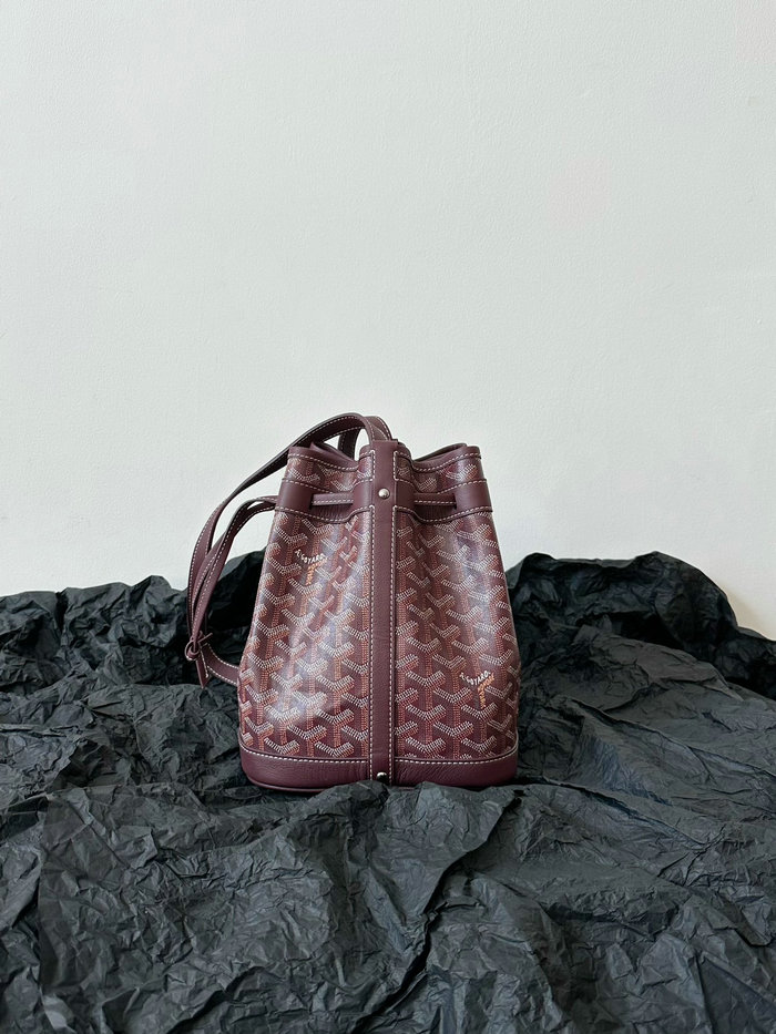 Goyard Petit Flot Bag Burgundy G6017