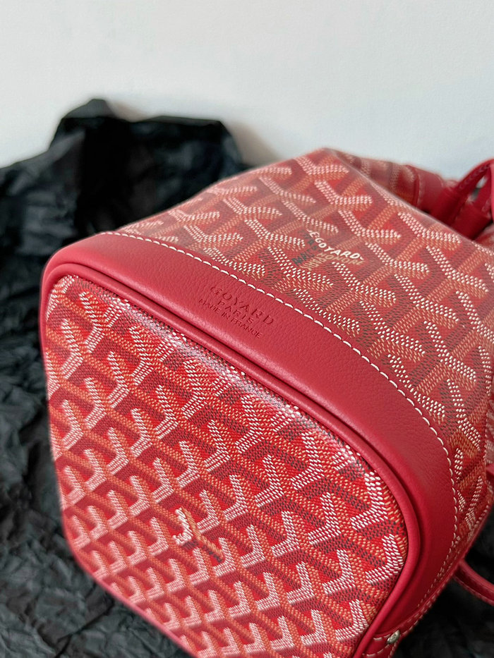 Goyard Petit Flot Bag Red G6017