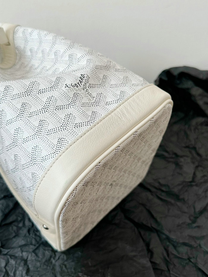 Goyard Petit Flot Bag White G6017