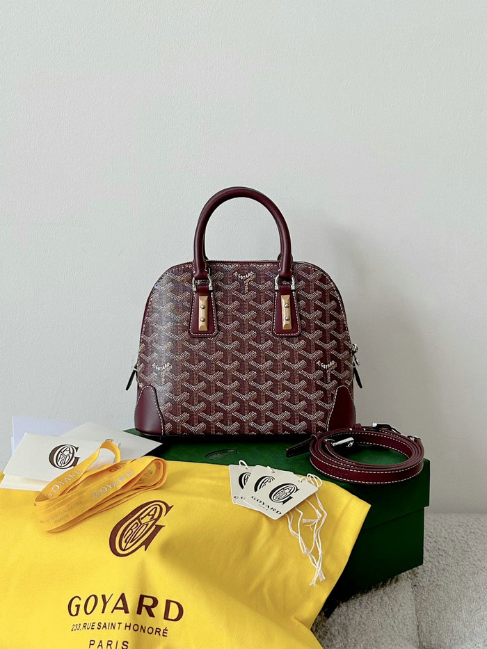 Goyard Vendome Mini Bag Burgundy G6016