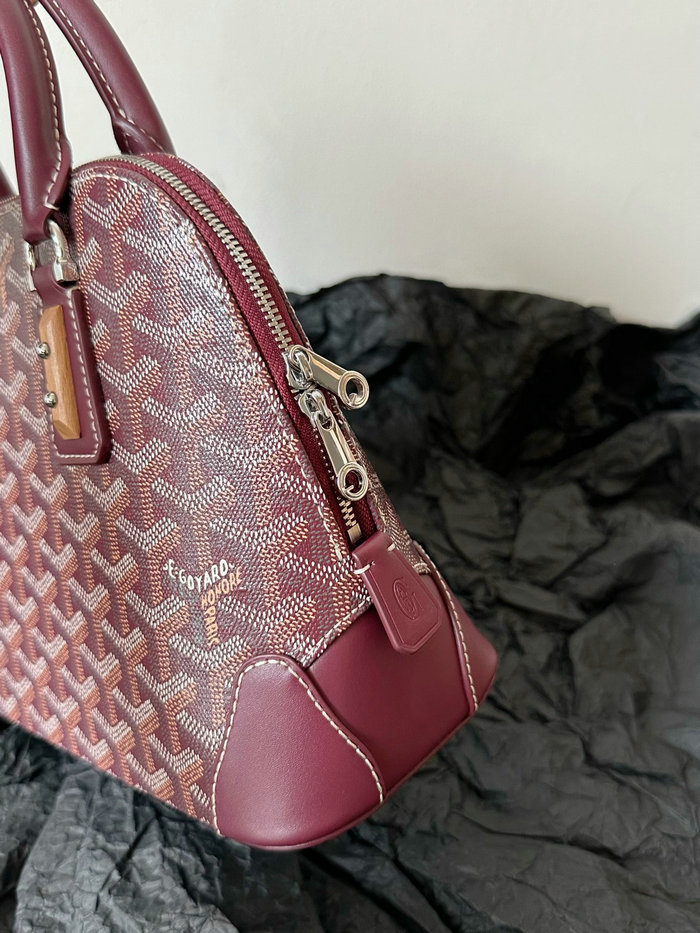 Goyard Vendome Mini Bag Burgundy G6016