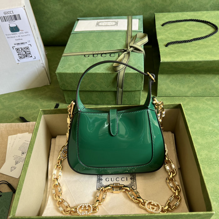 Gucci Jackie 1961 mini shoulder bag Green 699651