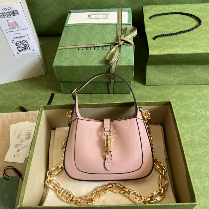 Gucci Jackie 1961 mini shoulder bag Pink 699651