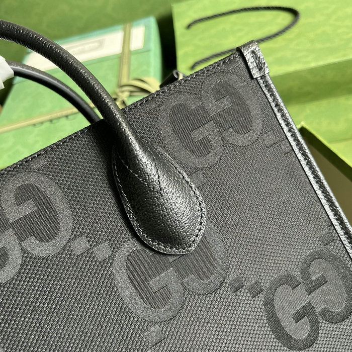 Gucci Jumbo GG Small tote bag Black 703974