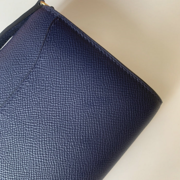 Hermes Constance Long To Go Wallet Blue HCG201