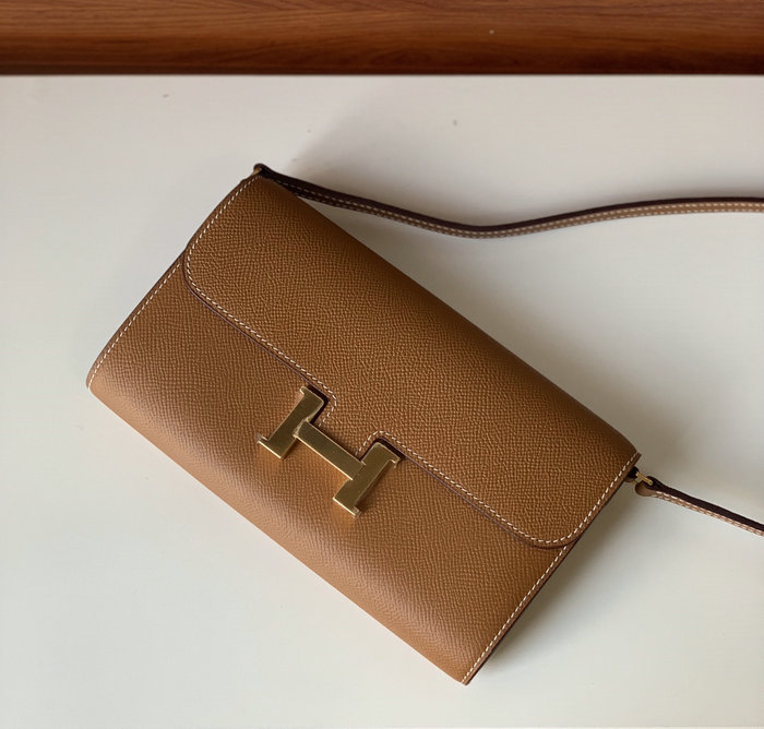 Hermes Constance Long To Go Wallet Brown HCG201