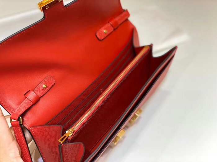 Hermes Constance Long To Go Wallet Red HCG201