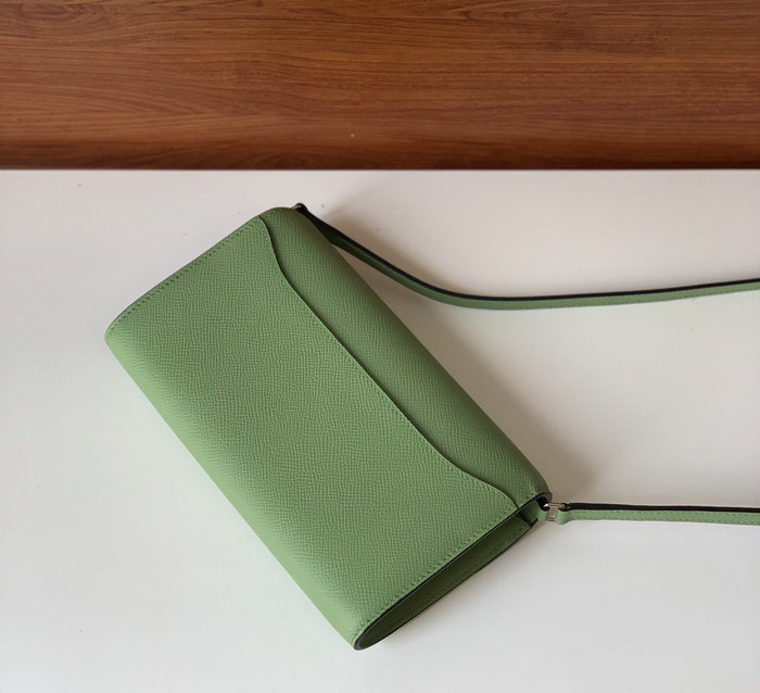 Hermes Constance Long To Go Wallet Vert Criquet HCG201