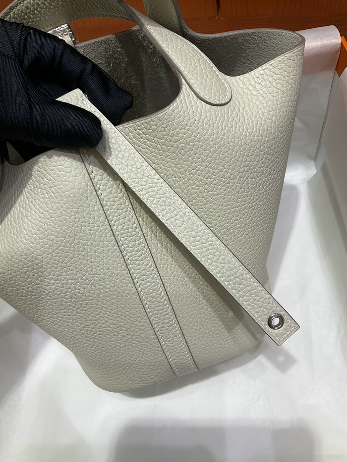 Hermes Picotin Lock 22 Tote Bag Craie HP04201