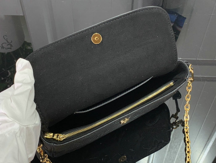 Louis Vuitton Ivy Wallet On Chain Bag Black M82211