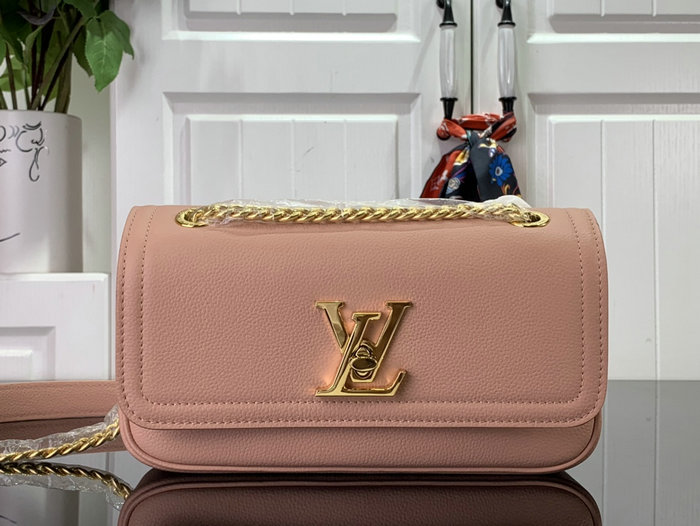 Louis Vuitton LockMe Chain Bag East West Pink M22303