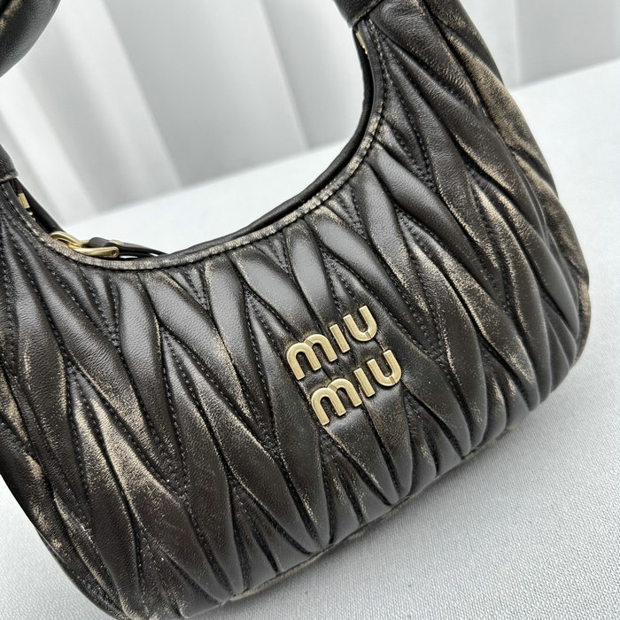 Miu Miu Wander Hobo Bag Black M5518