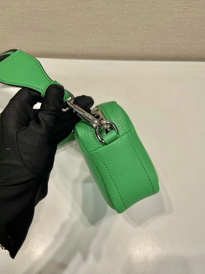 Prada Calfskin Shoulder Bag Green 1BH192