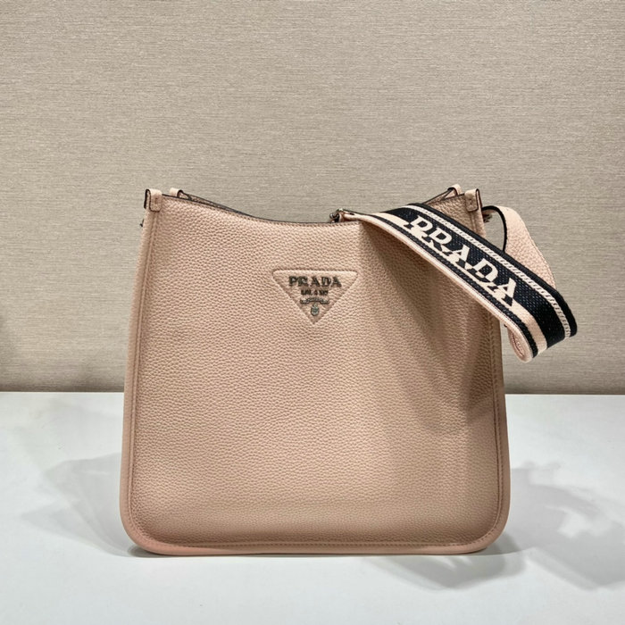 Prada Leather Shoulder Bag Pink 1BC073