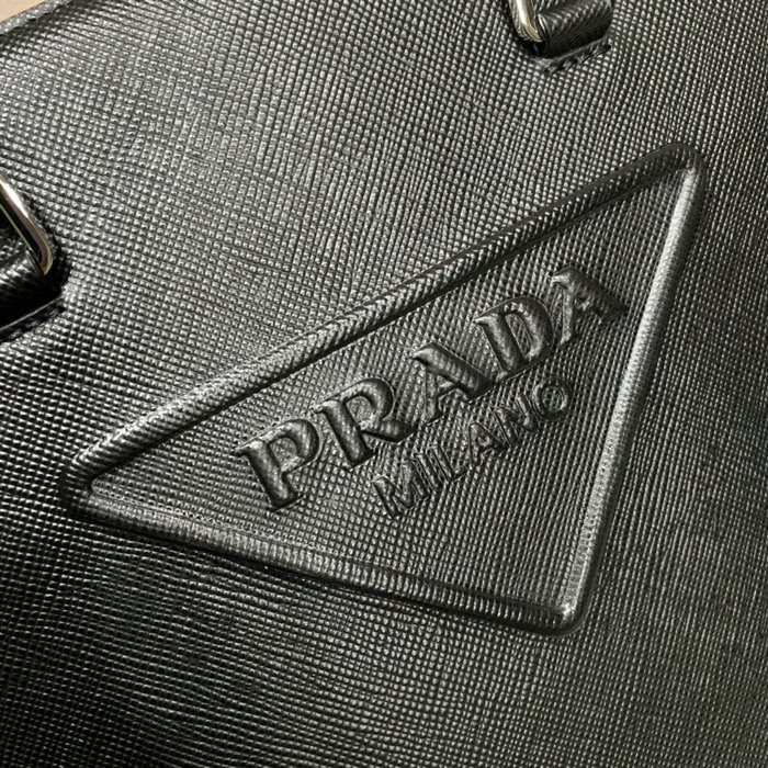 Prada Saffiano Leather Tote Bag Black 2VG084