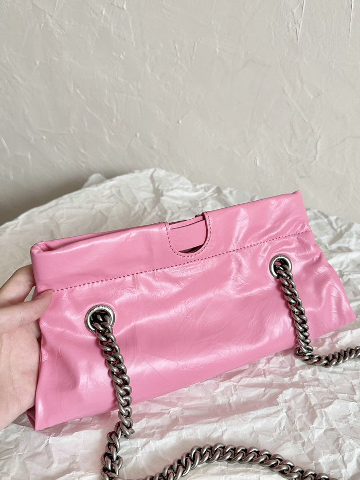 Balenciaga Crush Small Tote Bag Pink B742942