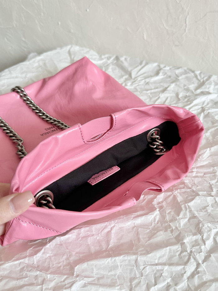 Balenciaga Crush Small Tote Bag Pink B742942