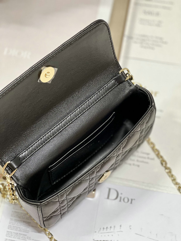 LADY DIOR PHONE POUCH Black D0977