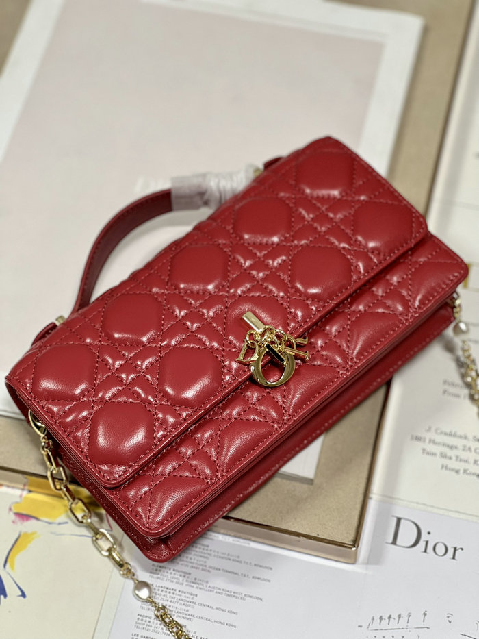 MISS DIOR MINI BAG Red D0980