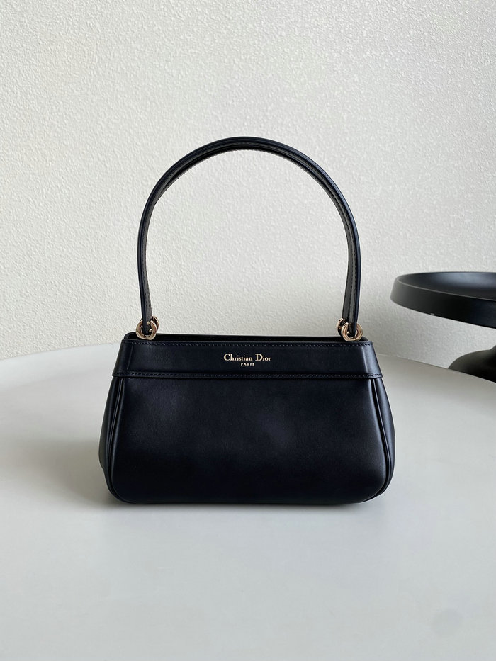 Small Dior Leather Key Bag Black D6098