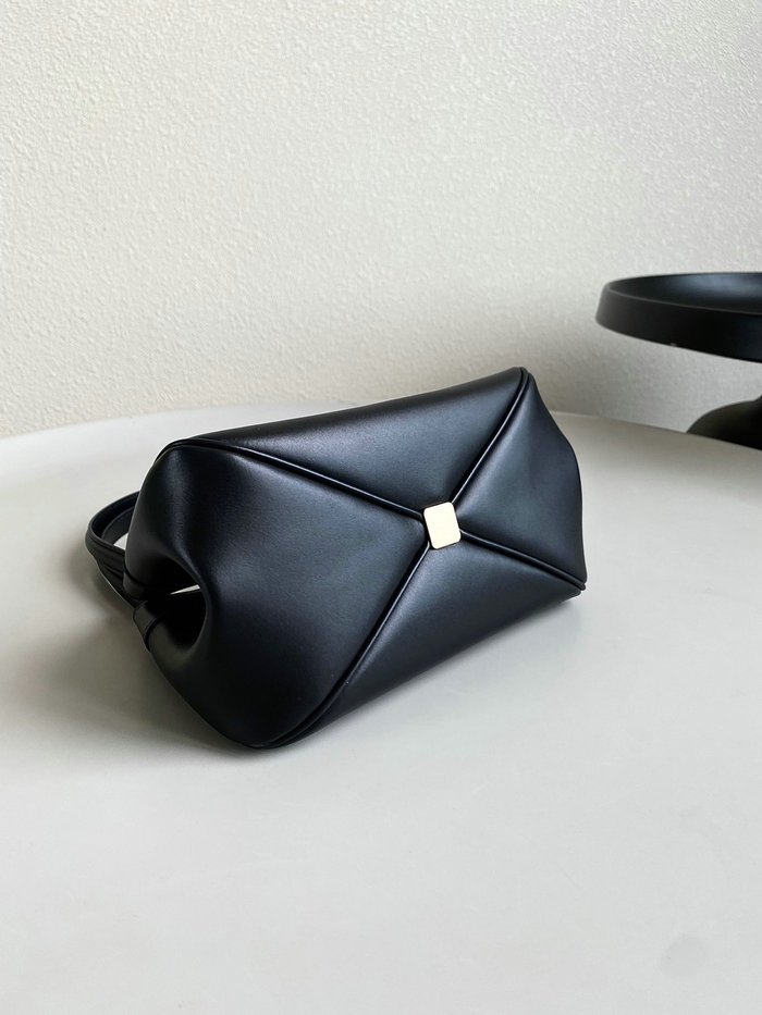 Small Dior Leather Key Bag Black D6098