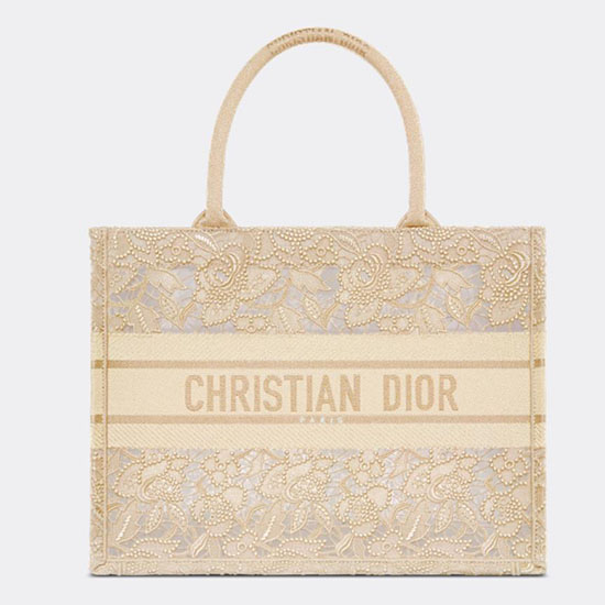 Medium Dior Or Dior Book Tote Beige M1296