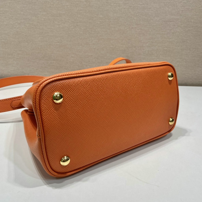 Prada Double Saffiano leather mini bag Orange 1BG443