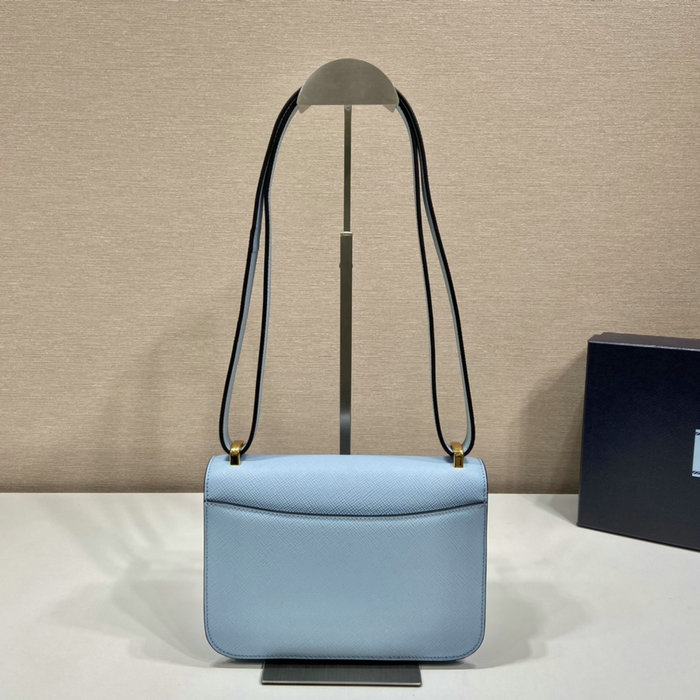 Prada Embleme Saffiano shoulder bag Blue 1BD320