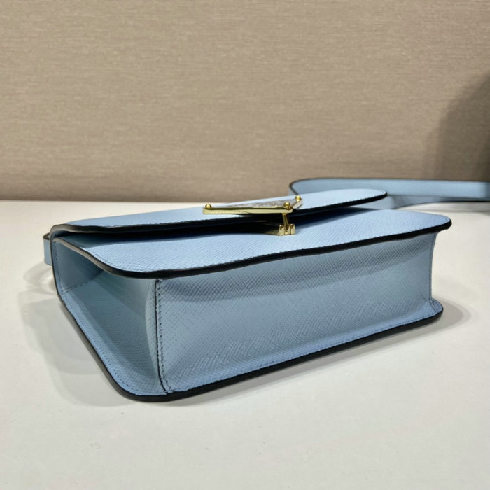 Prada Embleme Saffiano shoulder bag Blue 1BD320