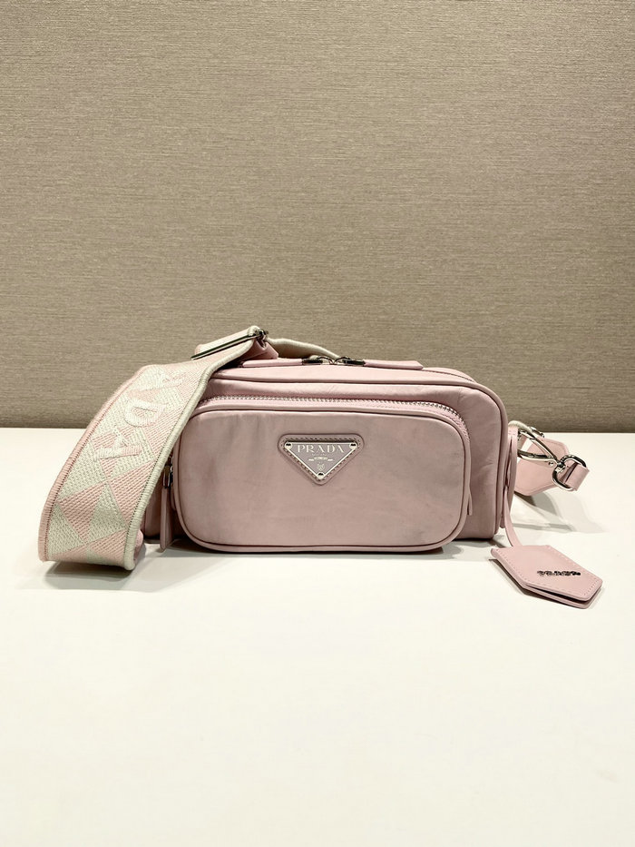 Prada multi-pocket shoulder bag Alabaster Pink 1BH198