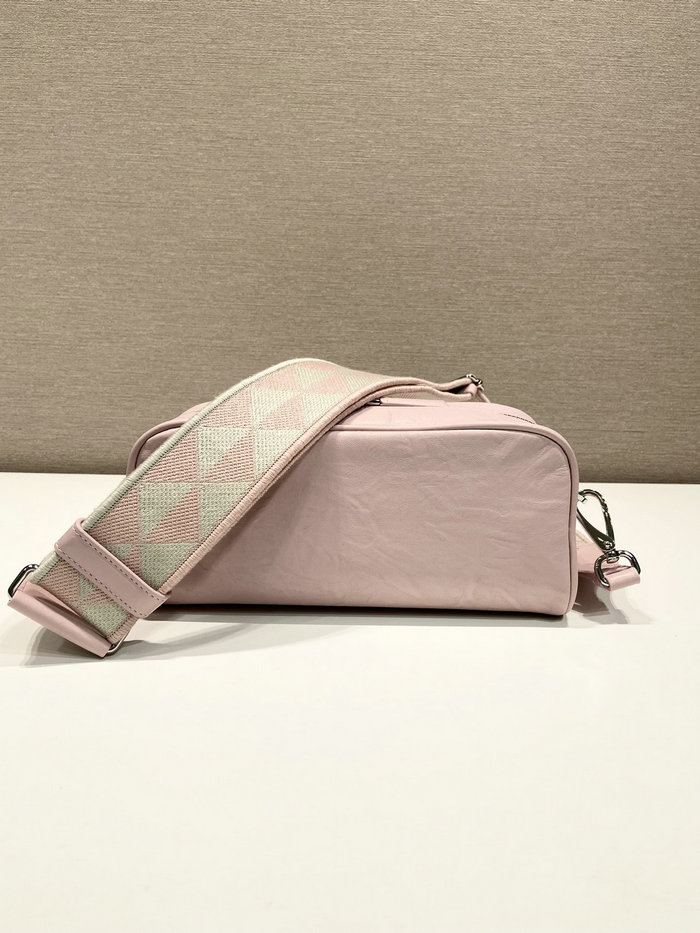 Prada multi-pocket shoulder bag Alabaster Pink 1BH198