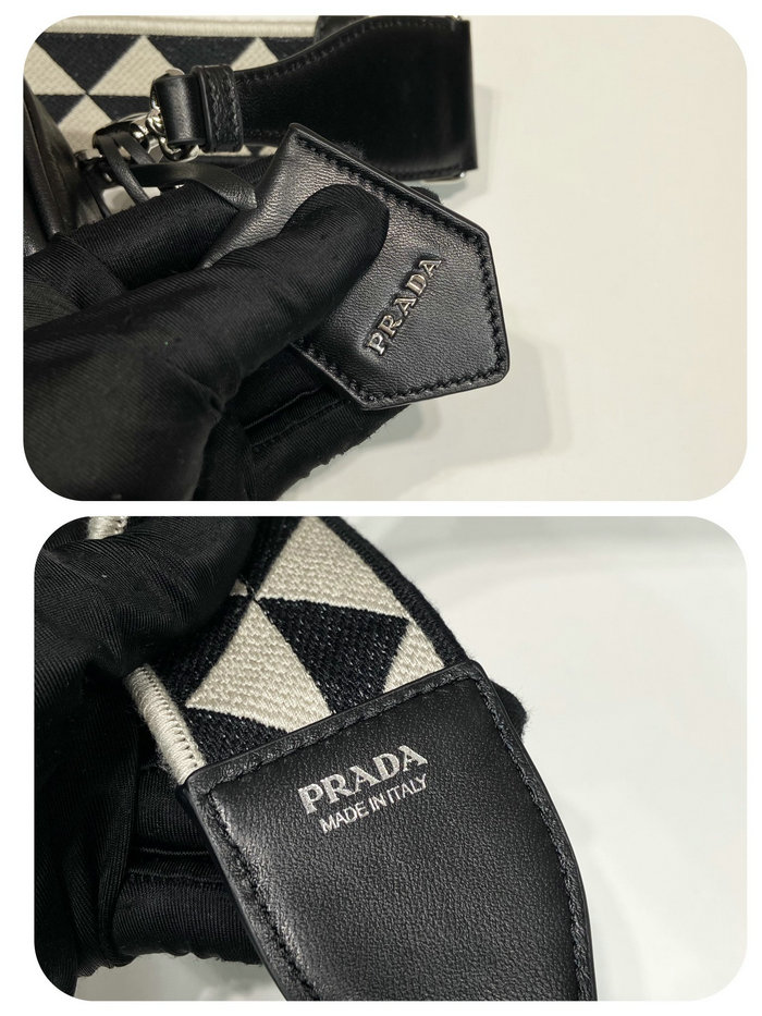 Prada multi-pocket shoulder bag Black 1BH198