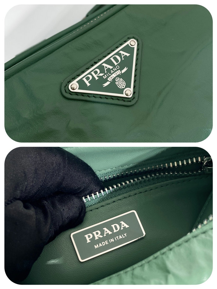 Prada multi-pocket shoulder bag Sage Green 1BH198