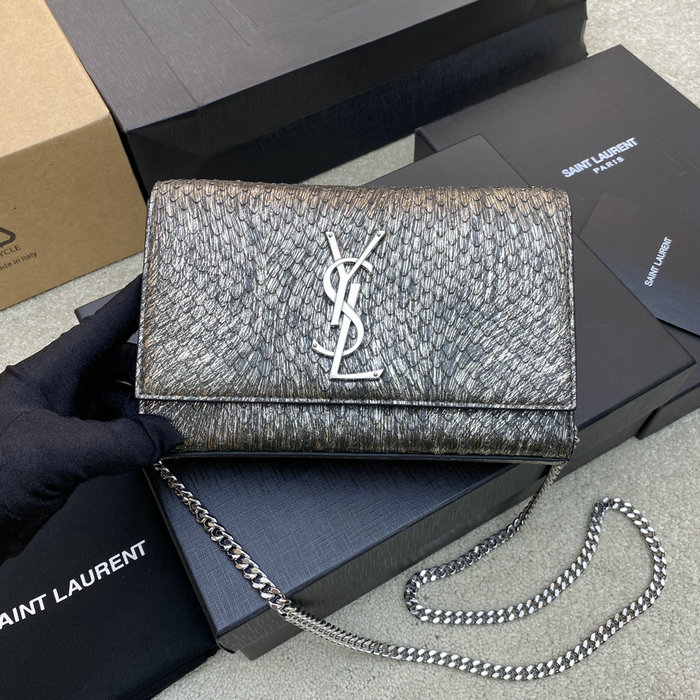 Saint Laurent Kate Small Chain Bag Silver Hardware 469390