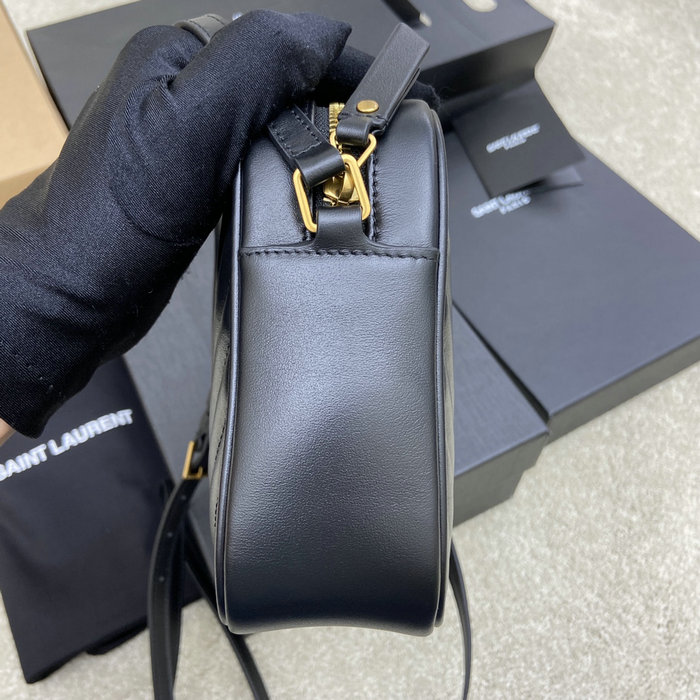 Saint Laurent Lou Camera Bag Black with Gold 520534