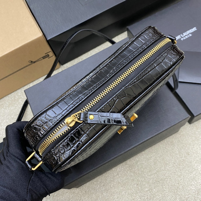 Saint Laurent Lou Camera Bag Crocodile 520534