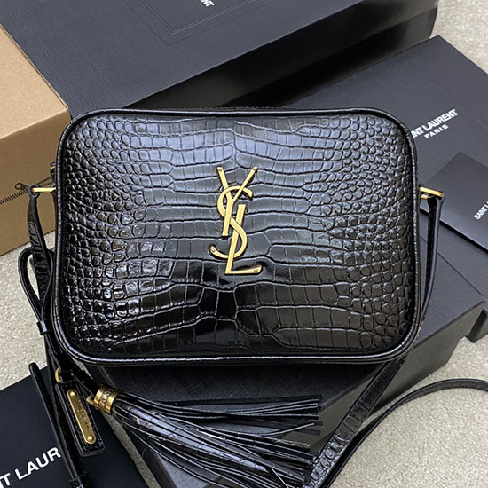 Saint Laurent Lou Camera Bag Crocodile 520534