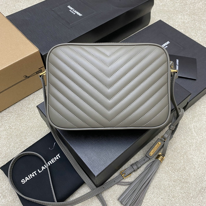 Saint Laurent Lou Camera Bag Grey 520534