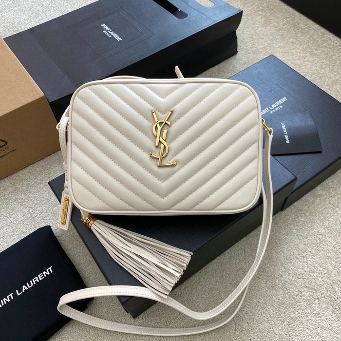 Saint Laurent Lou Camera Bag White 520534