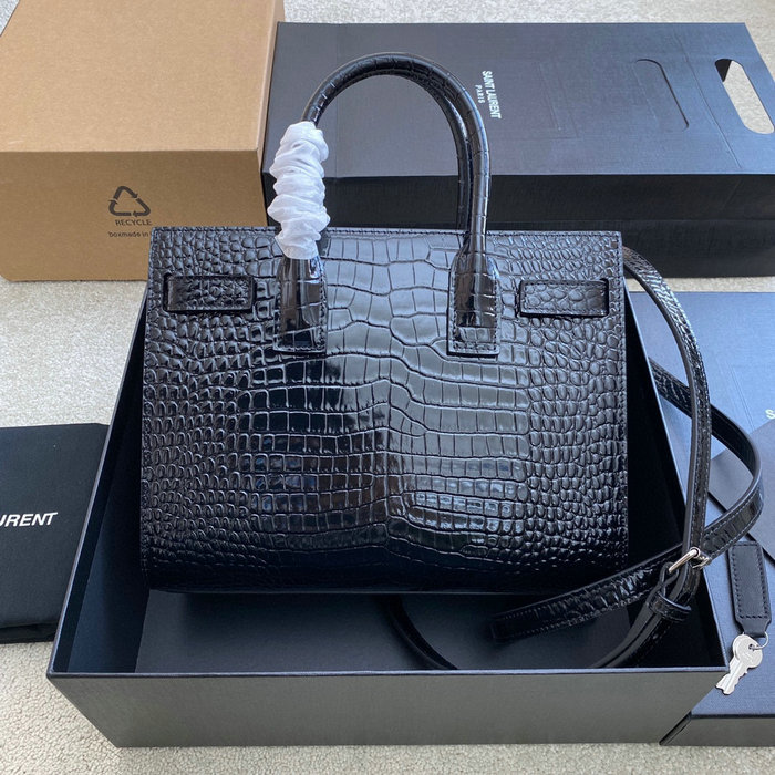 Saint Laurent Sac De Jour BABY Bag Black 421863