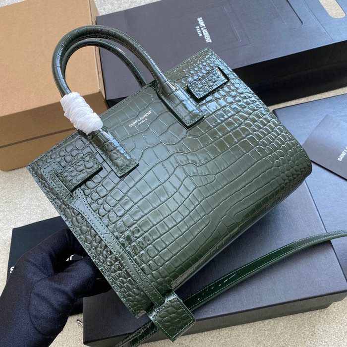 Saint Laurent Sac De Jour Nano Bag Green 392035